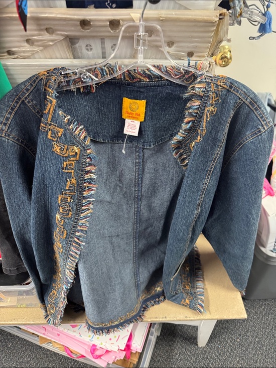 Ruby Rd. Jackets & Blazers - Ruby rd denim fringe jacket 18W // 080814